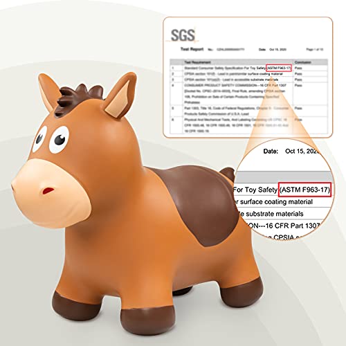 Hopper Toy For Toddler Ahebe Bouncy Animals Hopper-Bouncy Horse