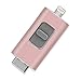 iPhone Lightning Flash Drive 32GB, usb thumb drive 3.0 Lightning Flash Drive for iPhone/iPad/PC/Android, usb memory stick 32gb Jump Drive password/Touch ID protected iOS Flash Drive