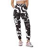 AIDEAONE-Damen-Hosen-Camouflage-High-Waist-Sport-Hosenanzug-Trainingshose