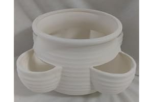 CREATIVE KREATIONS CERAMICS Med Strawberry Planter 6" x 5" Ceramic Bisque, Ready to Paint