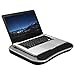LapGear Smart-e Lap Desk – Silver Carbon – Fits up to 15.6 Inch laptops and Most Tablet Devices – Style No. 91335thumb 1
