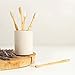 Wowe Natural Organic Bamboo Toothbrush Eco-Friendly Wood, Soft BPA Free Bristles, Pack of 5