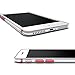 DTTO for iPhone 8 Case, iPhone 7 Case, [Lightening Series] Clear Style Slim Fit Soft Gel TPU Bumper Anti-Scratch Cover Electronic Engraving Apple iPhone 4.7 Inch Case for iPhone 7/8, Bright Red