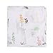 Bamboo Muslin Swaddle Blankets - 2 Pack Fox & Elk - Softest baby receiving blankets baby shower gifts for boys and girls by Little Jump
