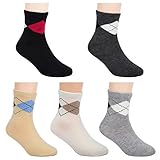 Premium Boys Crew Socks 5 Pack by Tycipe-Durable & Super Comfortable - From 2-12 Yrs