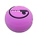 TTSAM Portable Mini Hamburger Speaker 3.5mm Plug Rechargeable Speaker with Extension Cord for MP3 Audio Laptop Cell Phone Tablet PC (Purple)thumb 2