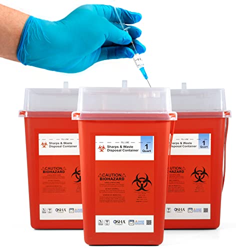 Sharps Container, Sharps Containers for Home Use, Needle Disposal