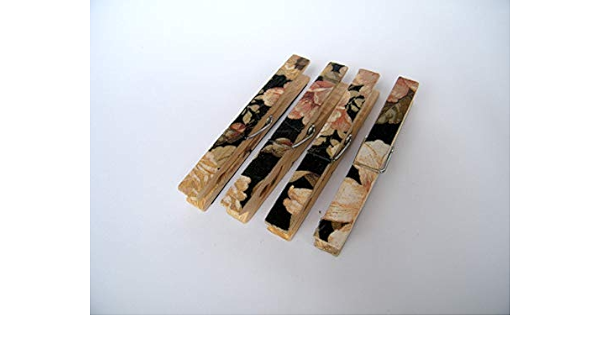 Imàn Pinza de madera decorativas, imànes para nevera, 4 ...