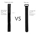 Demana Fastening Strap Cable Ties Set Reusable Cinch Straps 1 inch Wide Cable Ties Cinch Strap Hook and Loop Cord Ties, Strong Tie Down Strap (M)