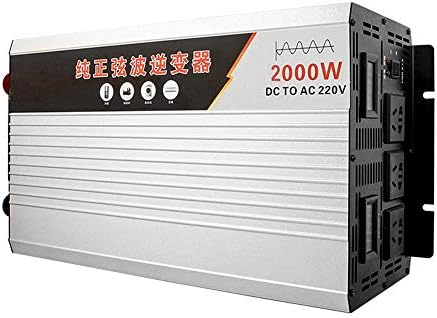 00w純粋な正弦波インバーター 12v 24v 最新号掲載アイテム 48v 60v Dcから2v 3つのacコンセントとusb出力を備えた車載用パワーインバーター パワーバッテリーコンバーター4000wピーク電力 Ac