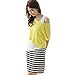 Bearsland Women's Maternity Nursing Dresses Summer Breastfeeding Tops