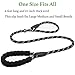 iYoShop Durable Slip Lead Dog Leash with Padded Handle and Highly Reflective Threads, No Pull Dog Training Leash, (1/2
