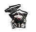 Anime Tokyo Ghoul Kaneki Ken Cosplay Mask, Adjustable Zipper PU Leather Cool Mask