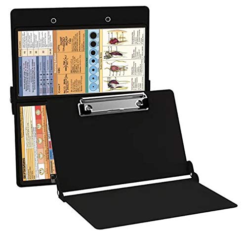 Photo 1 of ***DAMAGED*** Nursing Clipboard Foldable Nurse Clipboard Foldable, Lightweight Aluminum clipboard The Best Gift (Black)