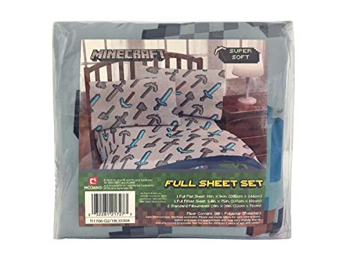 Jay Franco Minecraft Isometric Characters Full Sheet Set Super