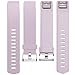 Wepro Bands Replacement Compatible with Fitbit Charge 2 for Women Men Small, 3 Pack Sports Watch Band Strap Wristband Compatible with Fitbit Charge2 HR Fitness Tracker, Blush Pink/Lavender/White