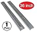 Firgelli Automations Full Extension Ball Bearing Drawer Slides 400 lb Capacity (36 Inch)