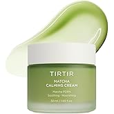 TIRTIR Matcha PDRN Calming Cream 1.69 Fl Oz | 24H Hydrating Korean Cruelty Free Moisturizer Daily Skin Care for Sensitive to All Skin