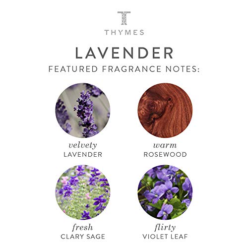 Thymes - Lavender Body Wash - Hydrating Lavender Shower Gel for Gentle Calming Cleanse - 9.25 oz - Thumbnail 2