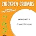 WATUSEE FOODS Organic Chickpea Crumbs Vegan Chickpea Breadcrumb 6 Pack 7 oz. Bag Gluten Free, Crunchy Panko Alternative Plain