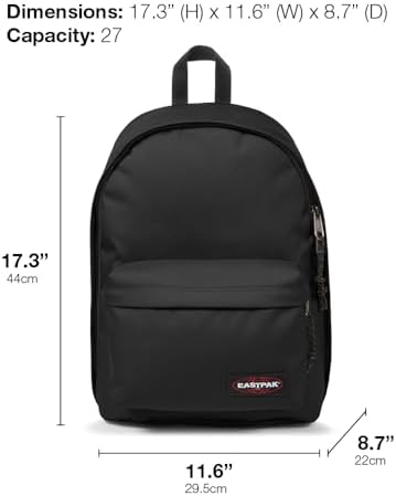 Out of Office Rucksack 27L (44 x 29,5 x 22 cm), Laptopfach 13–15 Zoll, wasserabweisender Schul- & Arbeitsrucksack, robuster Tagesrucksack mit gepolsterten Trägern - ULTRA MARINE