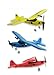 RC Plane,Remote Control RC Helicopter Plane Glider Airplane EPP Foam 2CH 2.4G Toys by Dacawin (Yellow)