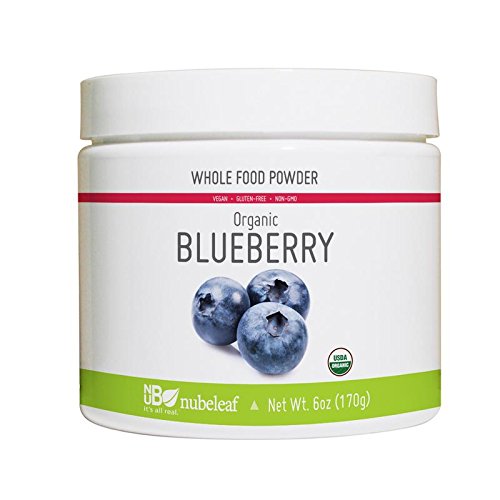 Nubeleaf Blueberry Powder - Non-GMO, Gluten-Free, Raw, Organic, Vegan Source of Essential Vitamins & Minerals - Single-Ingredient Nutrient Rich Superfood for Cooking, Baking, Smoothies (6oz) - Thumbnail 6