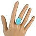 Turquoise Ring in Sterling Silver 925 & Genunie Turquoise Size 6 to 11 (11)