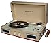 Crosley CR40-RE Mini Turntable with Full-Range Stereo Speakers, Red & Cream