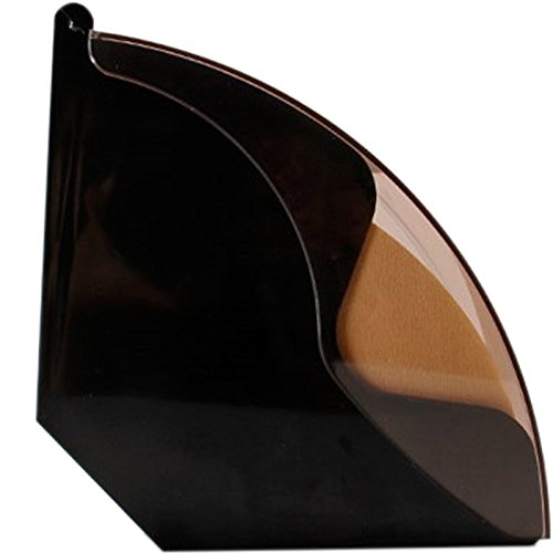 WINGOFFLY Coffee Filter Paper Holder with Cover Acrylic Coffee Filters Dispenser Rack Shelf