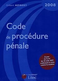 Code de procédure pénale, 2008