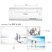 Thermal Laminator, Laminating Machine with 2 Roller System Jam-Release Switch Fast Warm-up Quick Laminating Speed for Home Office and School