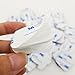 Sackorange 50pcs Double Sided White Foam Tape Strong Pad Mounting Adhesive(50 pcs Square)