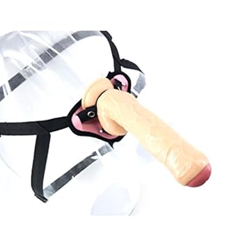 WXF Sexspielzeug fur Paare Strap On Toy Taille Verstellbare Doppelrolle Spiel mit Lederhosen Tragen Sie einen Squat Vorhaut-S
