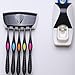 LiveOut Toothpaste Dispenser Automatic - Toothpaste Squeezer - Toothbrush Holder (Black)