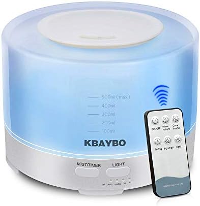 【日本国内発送 即納可！送料無料】加湿器 アロマディフューザー リモコン付き 卓上 550ml 300ml 400ml 上から給水 ウッド 超音波 静か かしつき タイマー エッセンシャルオイル入れ スチーム 日本語説明書 PSE認証 オートオフ リビング コンセント ledライト 花瓶 乾燥対策 花粉症対策 除菌 おしゃれ イエロー ブラック ライトウッド ダークウッド Orphie (500ml円筒-ホワイト)