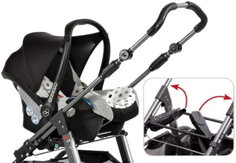 Hartan Adapter for Sky, Vip, Xperia, Topline, Racer, Skater GT für Maxi Cosi Cabrio Fix + Pebble, Be Safe iZi Go, Cybex Aton,Kiddy Evolution Pro