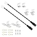 Yifantacy LED Strip Light Connectors Kits, 2-Pin 8mm Connector, Adapter Cable, L and T Shape Connector, Mounting Brackets and Srews, (Ideal for 2-Pin 8mm Wide 3528/2835 Single Color LED Tap)