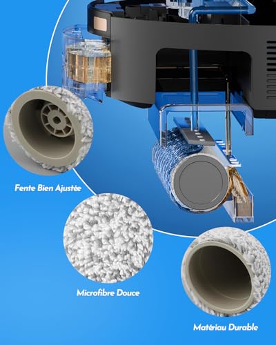 X9 Pro Omni Accessories for Ecovacs Deebot X9 Pro Omni / X11 Pro Omn, 1 Main Brush, 3 Roller Brush, 6 Dust Bags, 6 Side Brushes, 4 Filters, Cleaning Brush