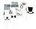 Wedding Reception Photo Booth Stick Props (Set of 12)
