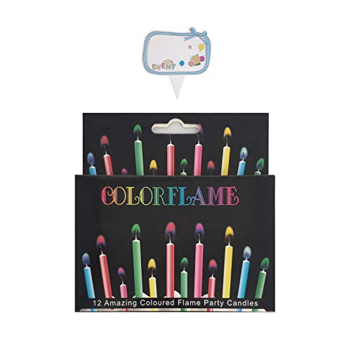 Birthday Cake Candles in Holders Cake Tricks and Decorations Colors