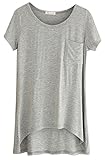 Womens T Shirt Tee Top Short Sleeves O Neck