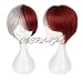 Cosplaza Brown Short Layered Hair for Man Boy Overhaul Hero Animation Character Halloween Party Cosplay Wigs