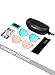 [2-Pack] Elimoons Sunglasses for Women Men Cat Eye Mirrored Flat Lenses Metal Frame Fashion Sunglasses UV 400, Non-Polarized