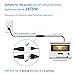 FIRMERST 1875W Low Profile Flat Plug 2Ft Extension Cord 14AWG 15A Black