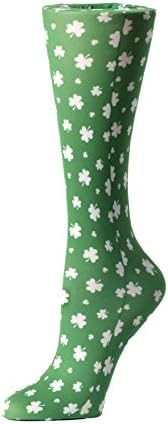 Cutieful Therapeutic Graduated 8-15 mmHg Compression Socks - Shamrock