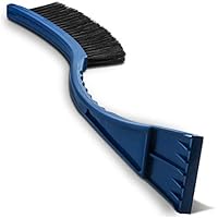 Ice Scraper,Auto Snow Cone-Shaped Windshield Brush Shovel Tool for Cars Trucks SUV Han Shi (Blue)