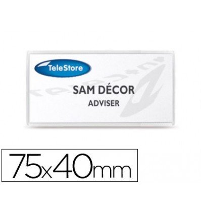 3L Name Badges 40x75mm 24pcs 24pcs Badges/Pass (7.5cm, 3.5cm, 75mm, 40mm, 24pcs))