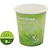 Yes!Fresh 8oz Disposable Hot Beverage Paper Coffee Cups for Hot Liquid, Chocolate,Juice,Parties,Picnics,Barbecues,Travel and Events (8 oz, 50 Count,Green)