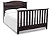 Serta Barrett 4-in-1 Convertible Baby Crib, Dark Chocolate